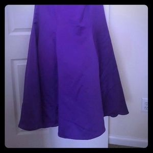 ALFRED SATIN PURPLE GOWN